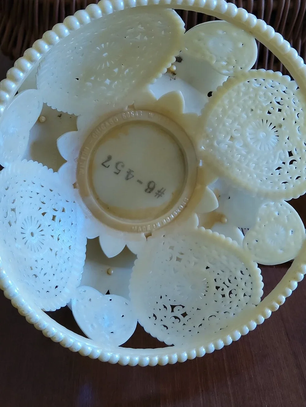 Vintage Wedding Couple Cake Topper Made In Hong Kong Marked Wilton Chicago